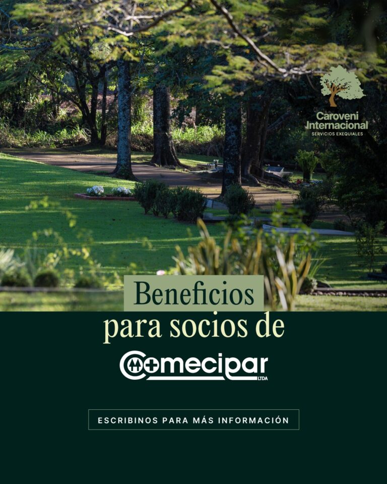 Caroveni Internacional - Convenios con Coomecipar - Descuentos de hasta 22% en Titulos con sitios, lotes de panteones, sitios bajo tierra, columbarios, biositios, osarios
